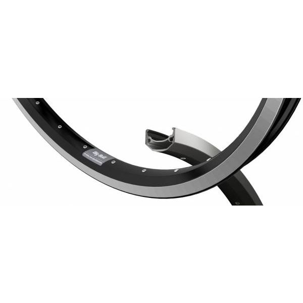 Ryde ZAC Big Bull 28 29 622 x 25C Aluminiumfelge - 36-Loch 14G - schwarzer Untergrund