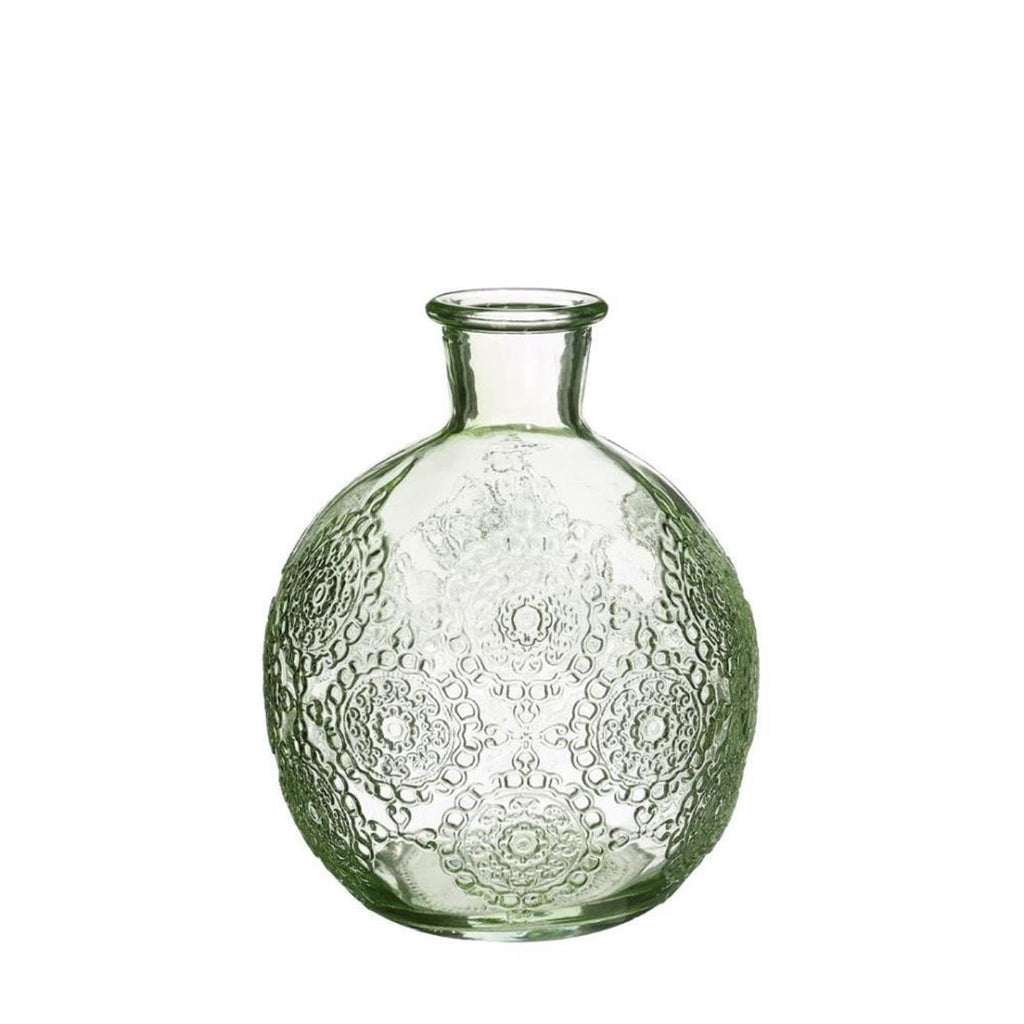 Ideas 4 seasons vaas bologna groen ø9,5xh12cm.