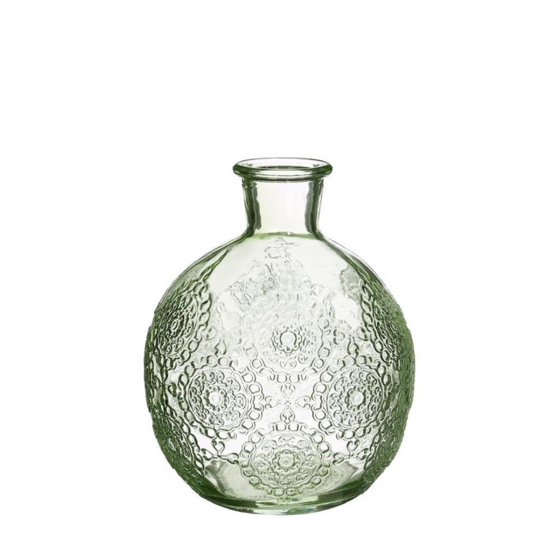 Ideas 4 seasons vaas bologna groen ø9,5xh12cm.