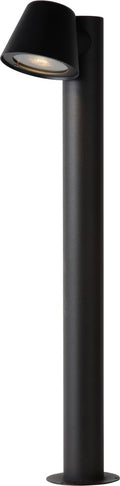 Lucide dingo-led - sokkellamp - led dimbaar - gu10 - 1x5w 3000k - ip44 - antraciet