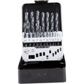 Hss boren-set 19-delig in pvc box