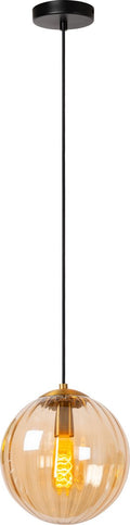 Lucide monsaraz - hanglamp - ø 25 cm - 1xe27 - amber