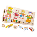 Bigjigs houten aankleedpuzzel berenfamilie - 72dlg.