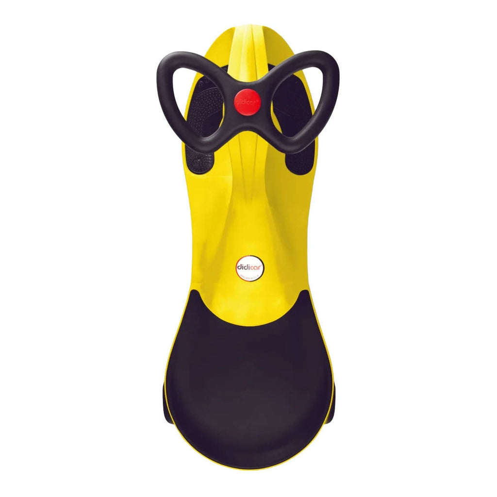 Bigjigs loopauto didicar - geel