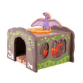 Bigjigs Holz-Dino-T-Rex-Zugtunnel