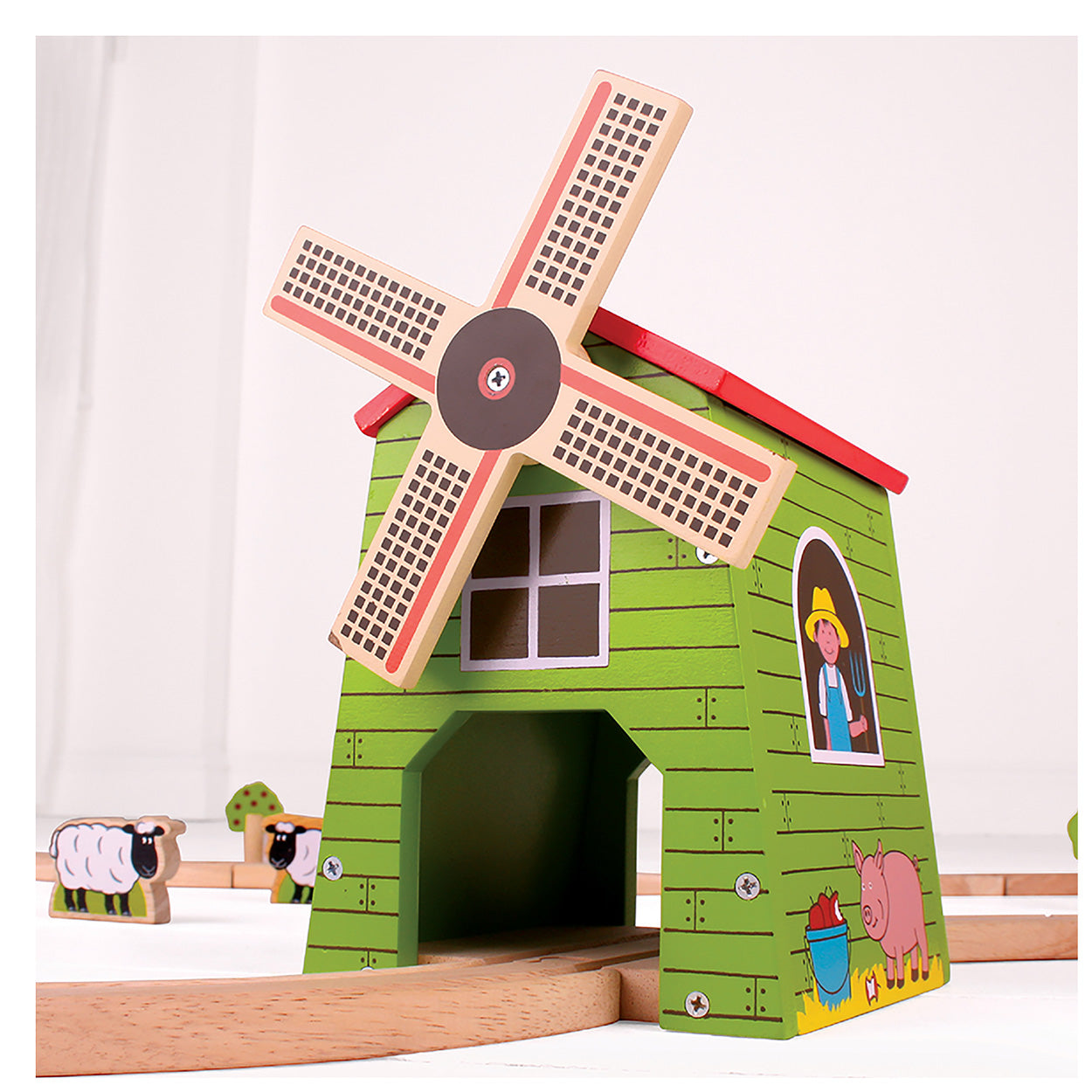 Bigjigs Holzwindmühle