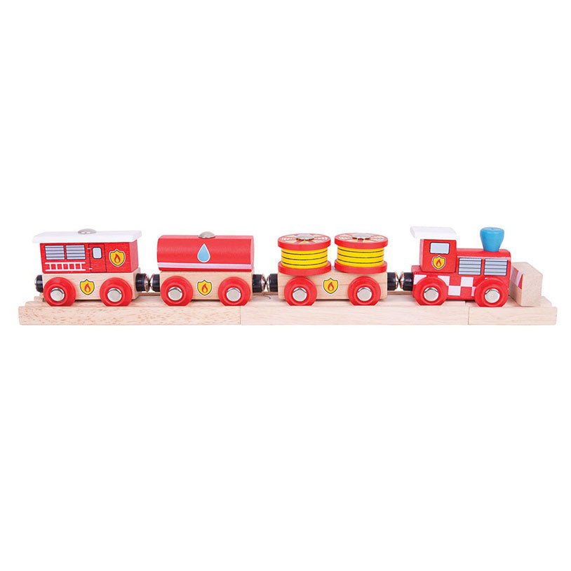 Bigjigs hölzerne Feuerzug