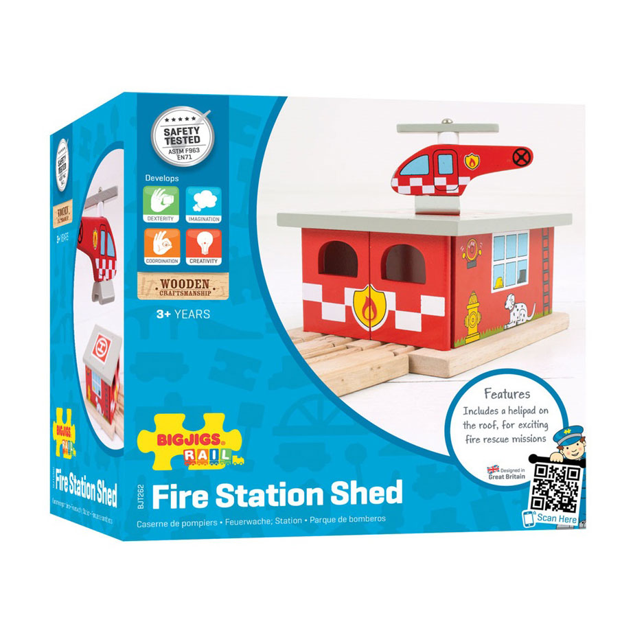 Bigjigs Holzbahn – Feuerwehr