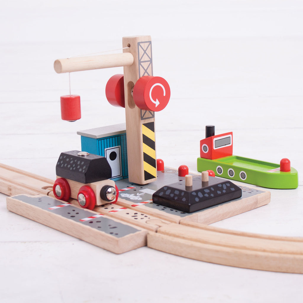 Bigjigs Holzgleis - Kohleverladestation