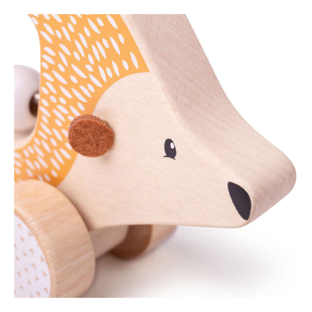 Bigjigs Schiebe-Igel aus Holz, 100 % FSC