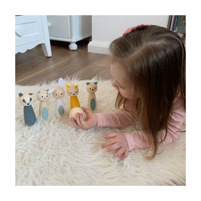 Bigjigs Holzkegelspiel, Waldtiere