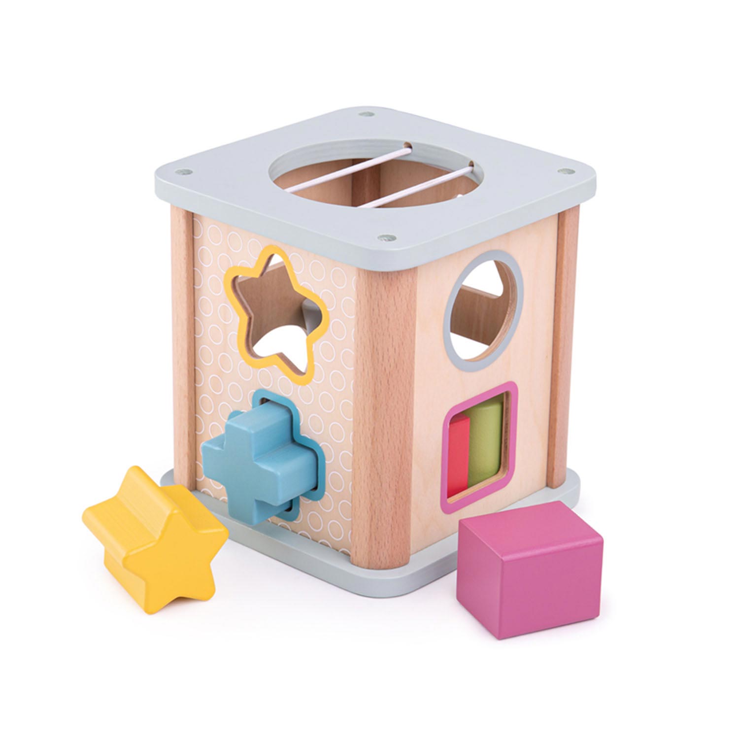 Bigjigs Formensortierer aus Holz, 9-teilig - FSC 100%