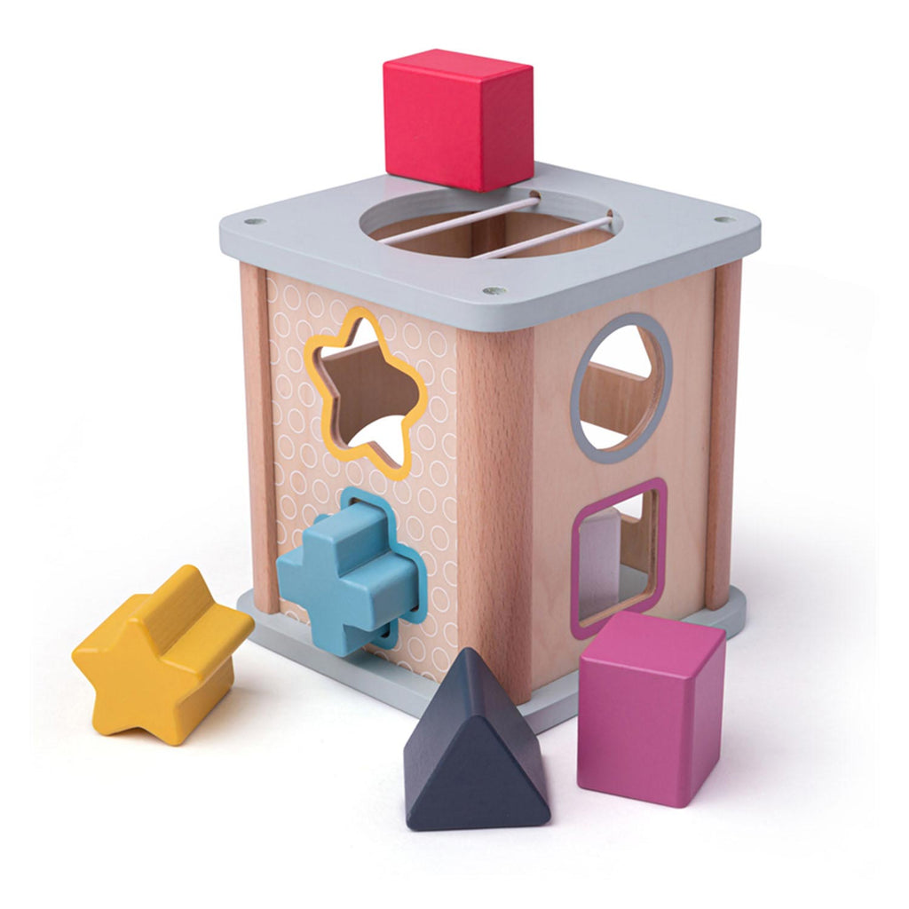 Bigjigs Formensortierer aus Holz, 9-teilig - FSC 100%