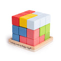 Bigjigs Holzschloss Würfelpuzzle