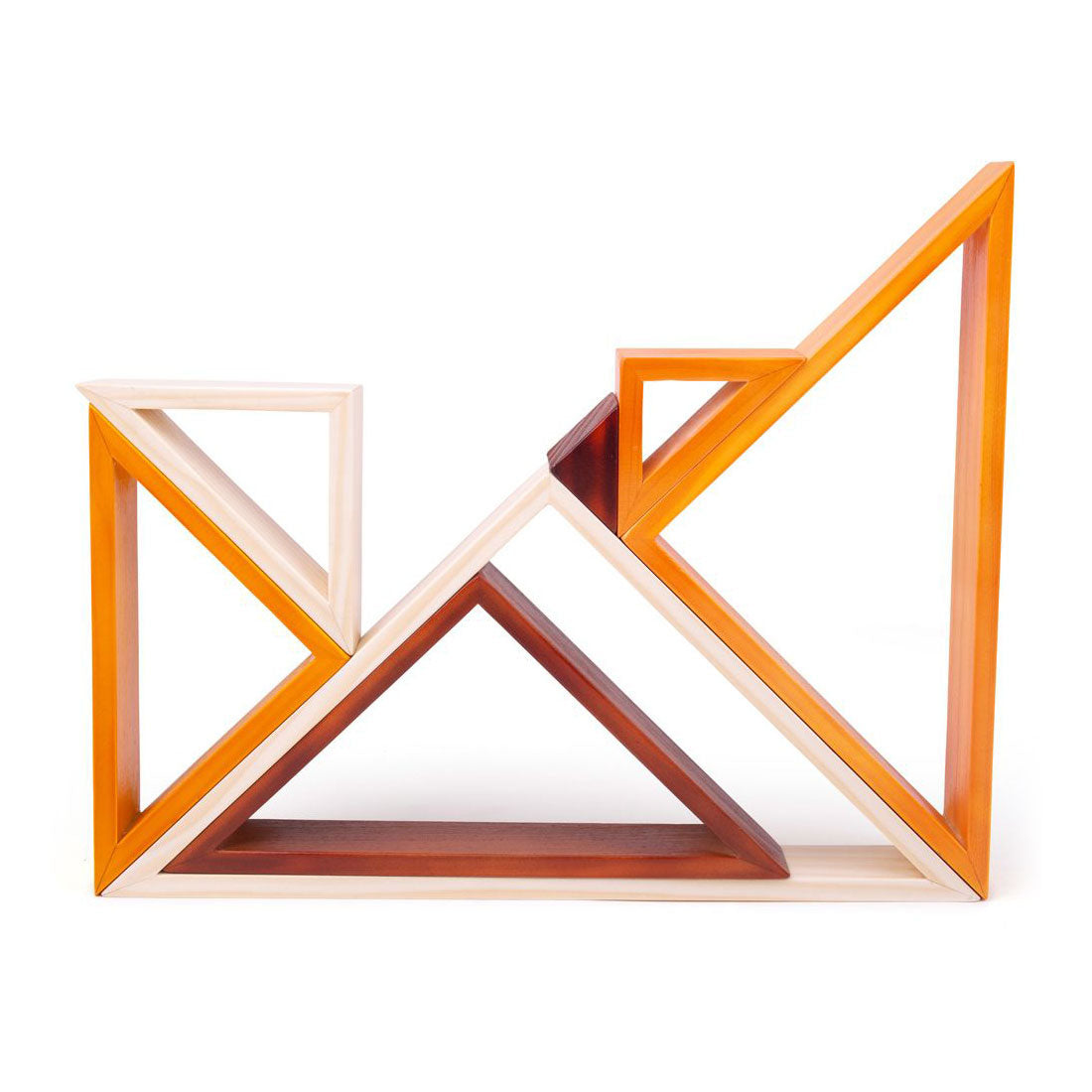 Bigjigs Dreieck-Stapelspielzeug aus Holz