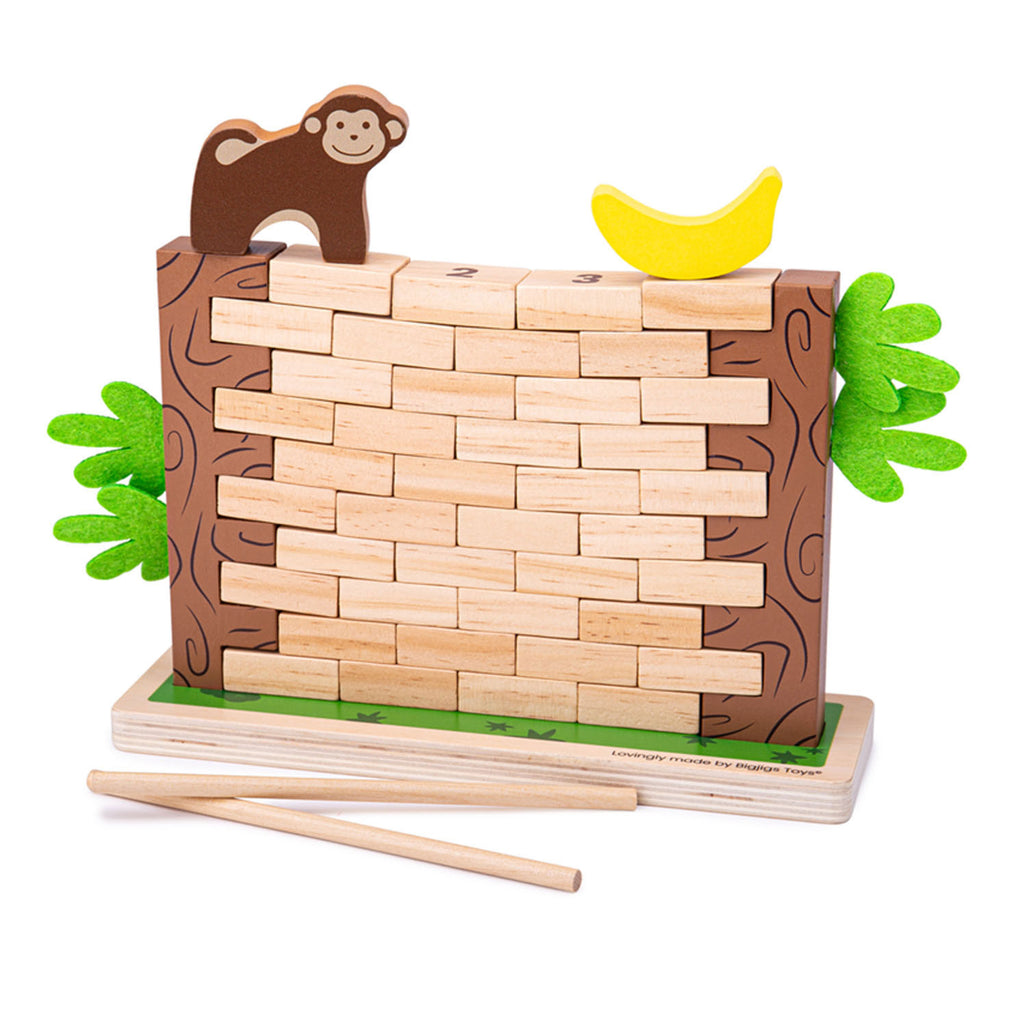 Bigjigs Holzspiel für Kinder Jungle Crash