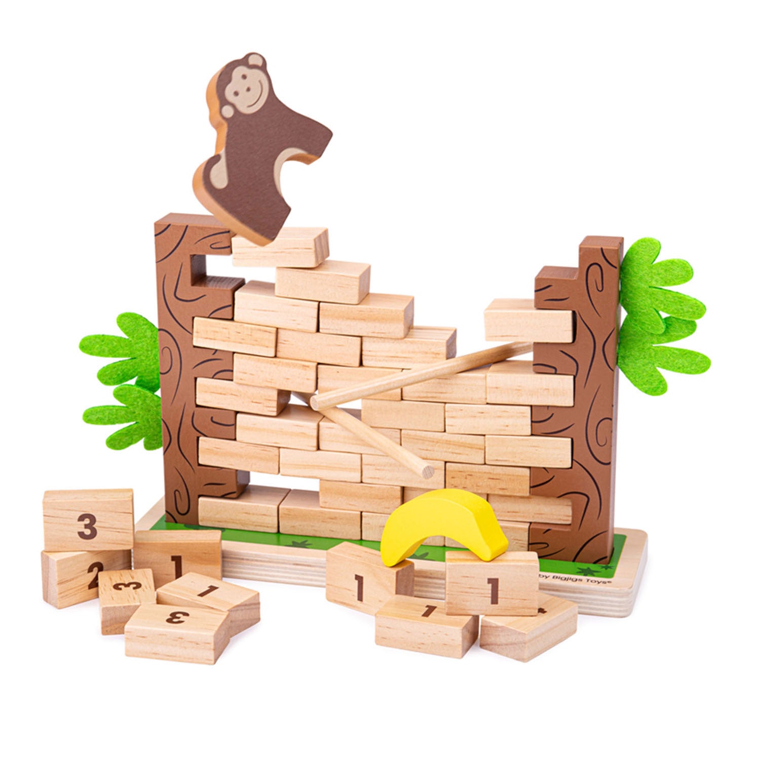 Bigjigs Holzspiel für Kinder Jungle Crash