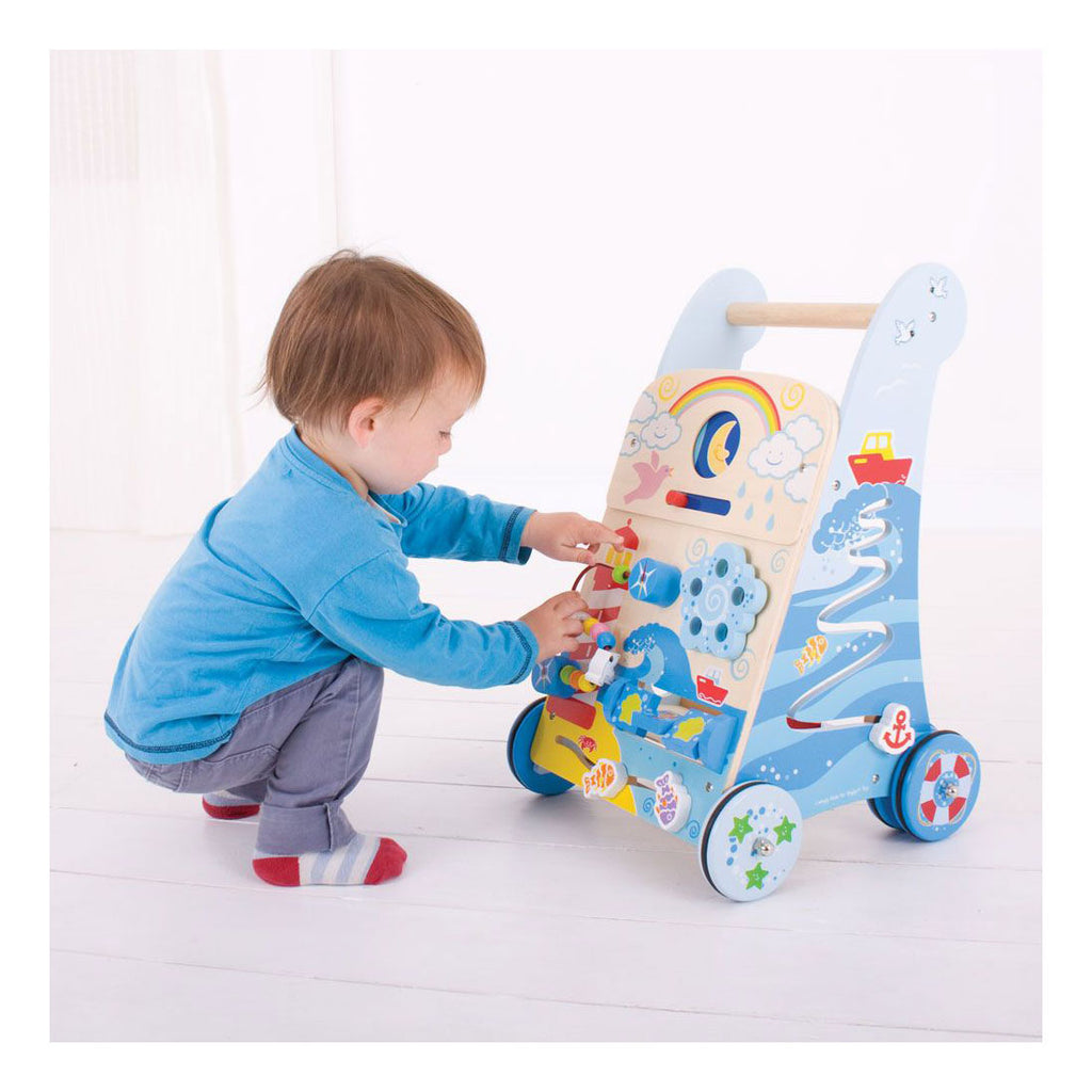 Bigjigs marine activity loopwagen