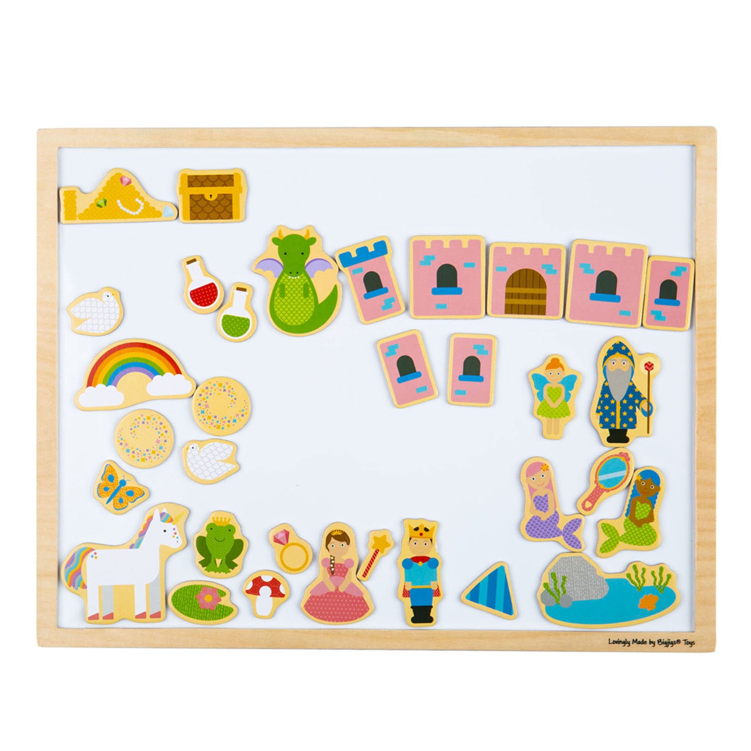 Bigjigs Magnettafel mit Holzrand