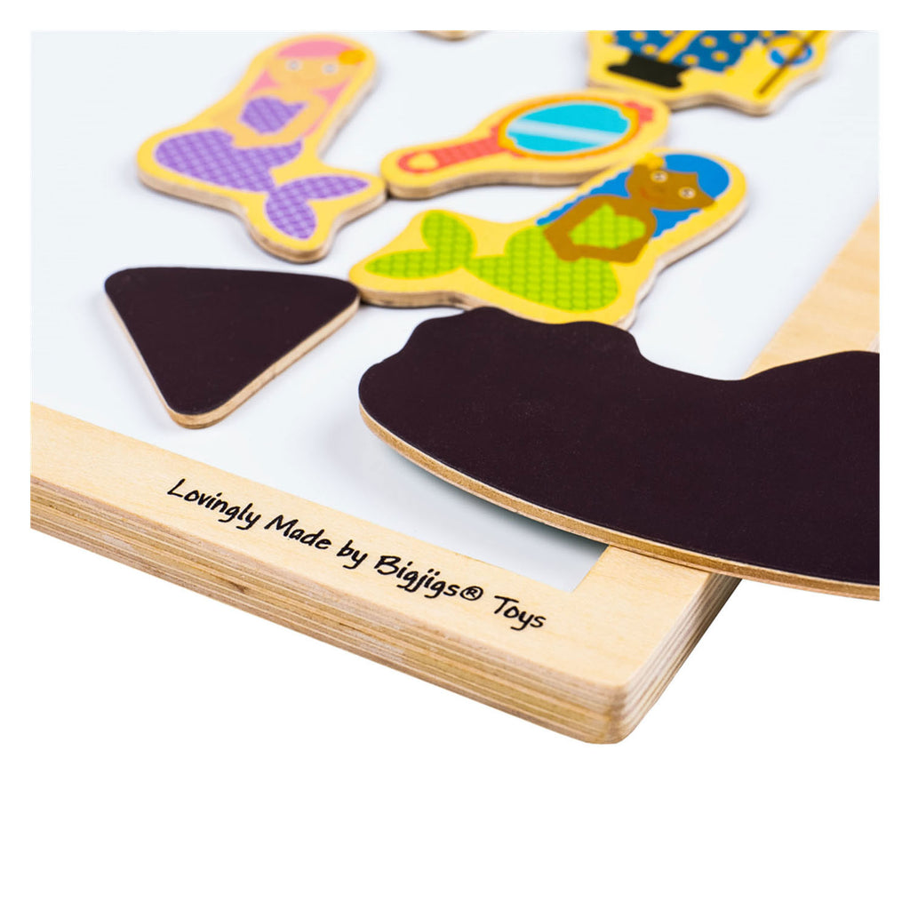 Bigjigs Magnettafel mit Holzrand