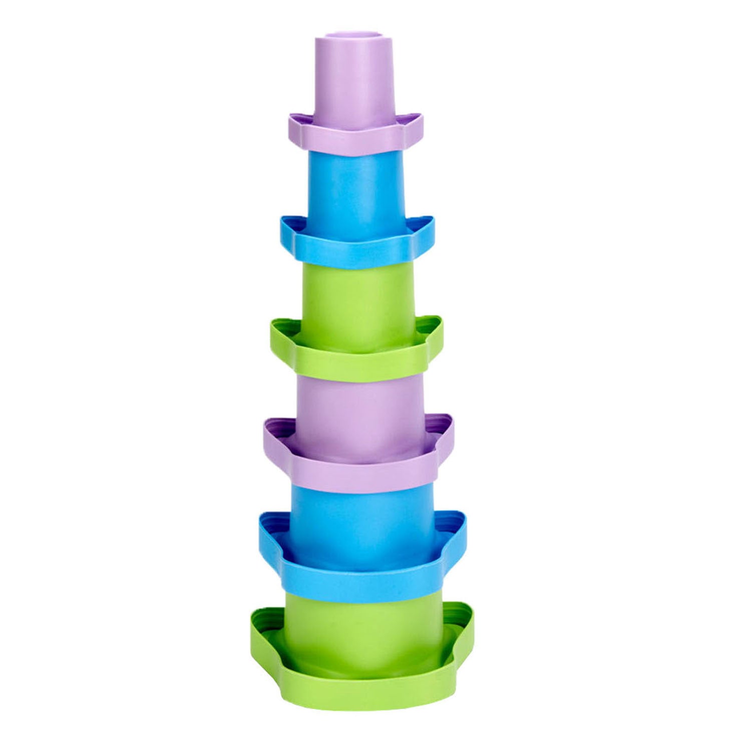 Green toys stapelaar bekers - sterretjes