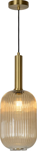 Lucide maloto - hanglamp - ø 20 cm - 1xe27 - amber