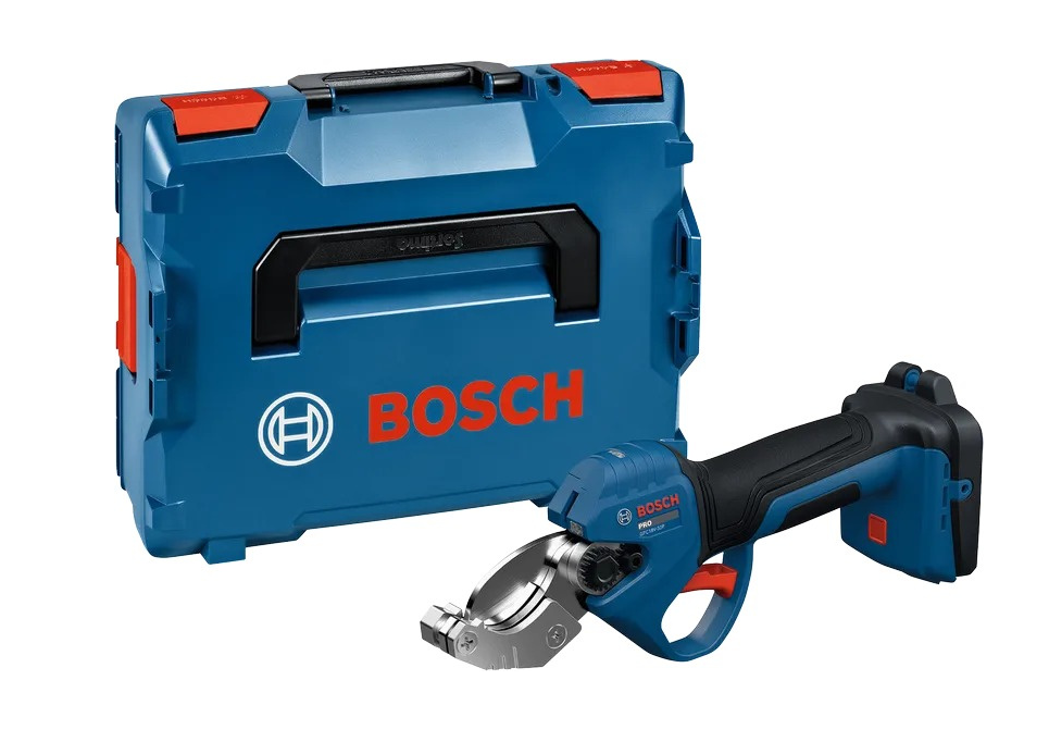 Bosch blauw gpc18v-32p accu pijpschaar (zonder accu lader) in l-boxx - 06019s2001