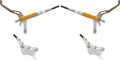Trickstuff maxima front+rear set disc brake with steel braided hose, pu-coated