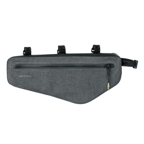 BASIL Rahmentasche Navigator Storm M, 2,2 Liter, 16 x 38 x 6 cm – Schwarz