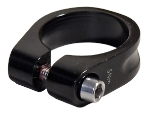 Union zadelpenklem 34.9 zwart sc-60