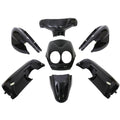 Edge plaatset 9-delig voor yamaha neo's - bouwjaar 2008 - 2011 - 2 en 4 takt model - metallic zwart