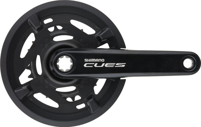 Shimano cues fc-u4010 9 10 11-speed crank 40 26 with chain guard