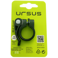 Ursus zadelpenklem met snelspanner ø25.7 mm aluminium - zwart