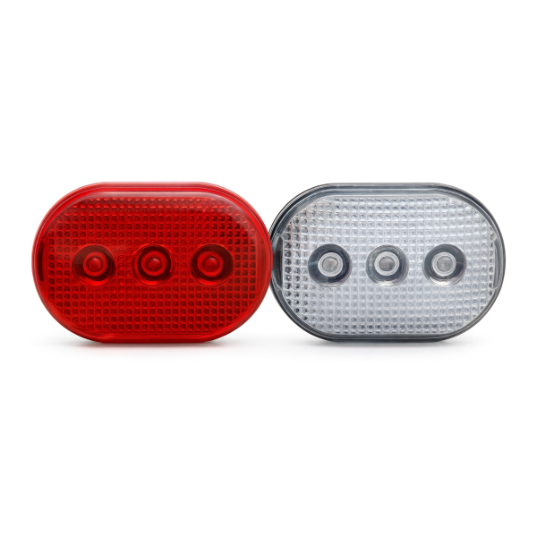 Edge City Beleuchtungsset – 3 LEDs – Vorder- + Rücklicht – Batterien enthalten