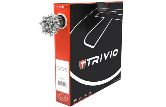 Trivio - MTB Bremsinnenzug Edelstahl 1,5x2000mm - Werkstattbox 100 Stück.