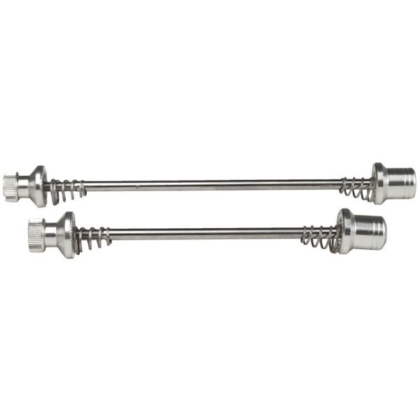 Schnellspanner-Set Tranz X OLD 100 + 130 mm – silber