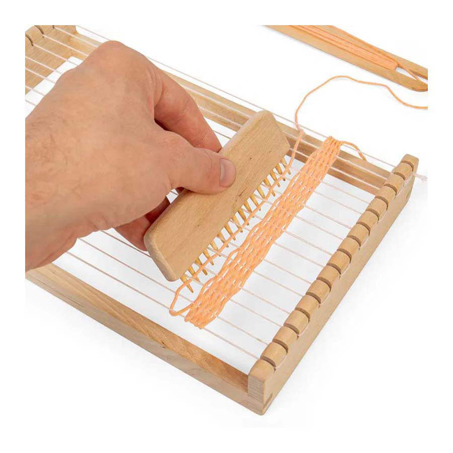 Bigjigs Webstuhl-Set aus Holz, 10-teilig.