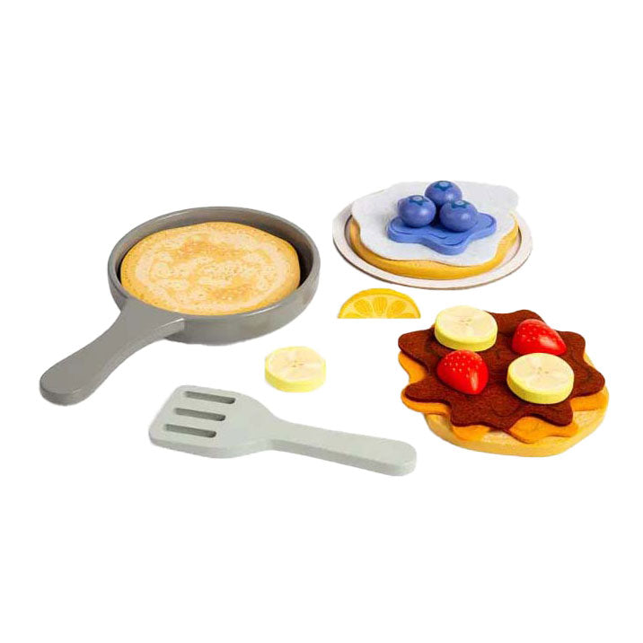 Bigjigs Holzpfannkuchen-Spielset, 16-teilig.