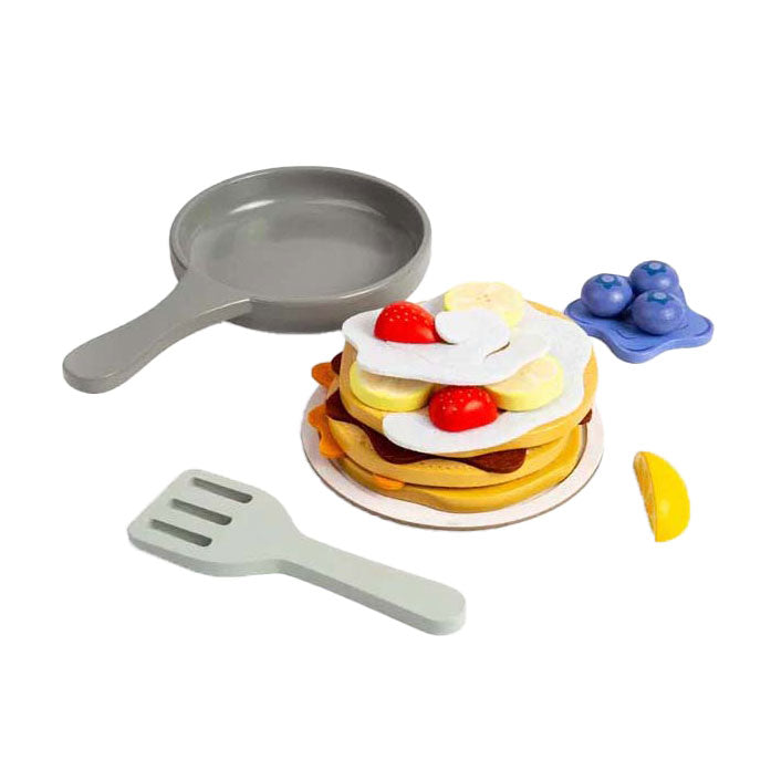 Bigjigs Holzpfannkuchen-Spielset, 16-teilig.
