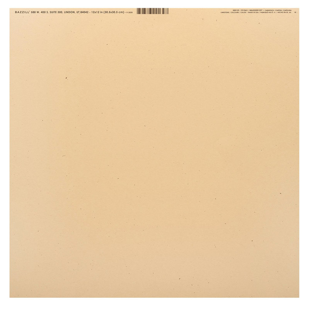 Bazzill • speckle cardstock 30,5x30,5cm limestone