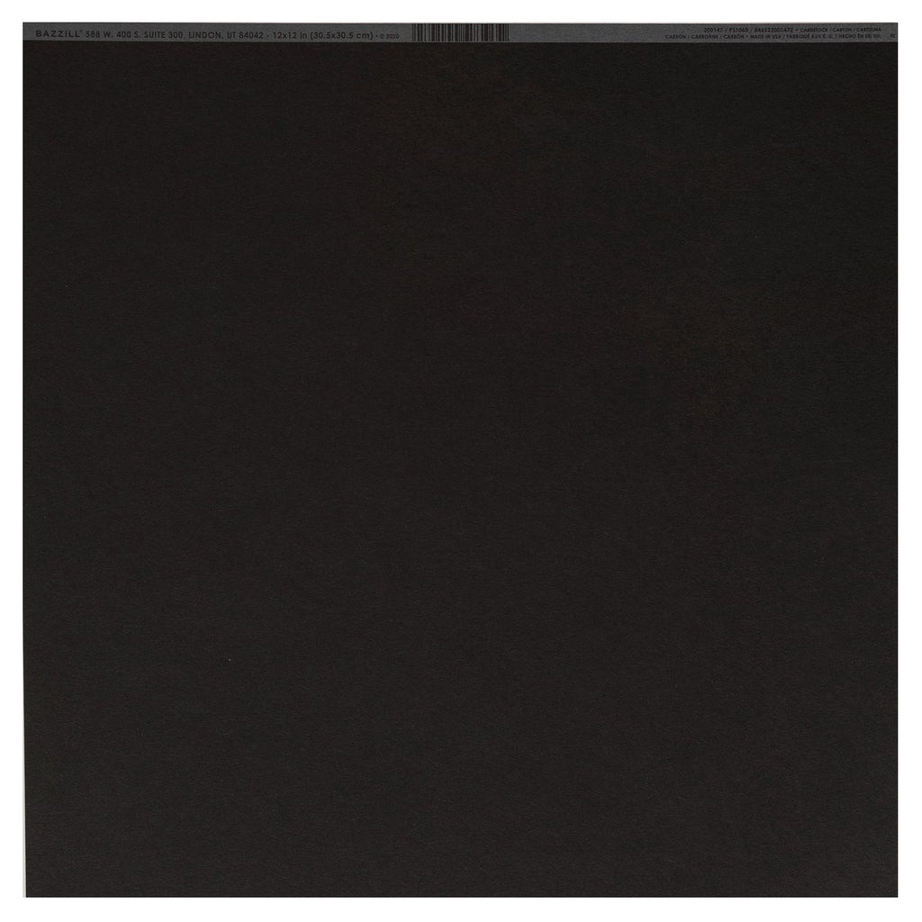 Bazzill • speckle cardstock 30,5x30,5cm carbon