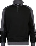 Dassy sweater basiel zwart grijs l