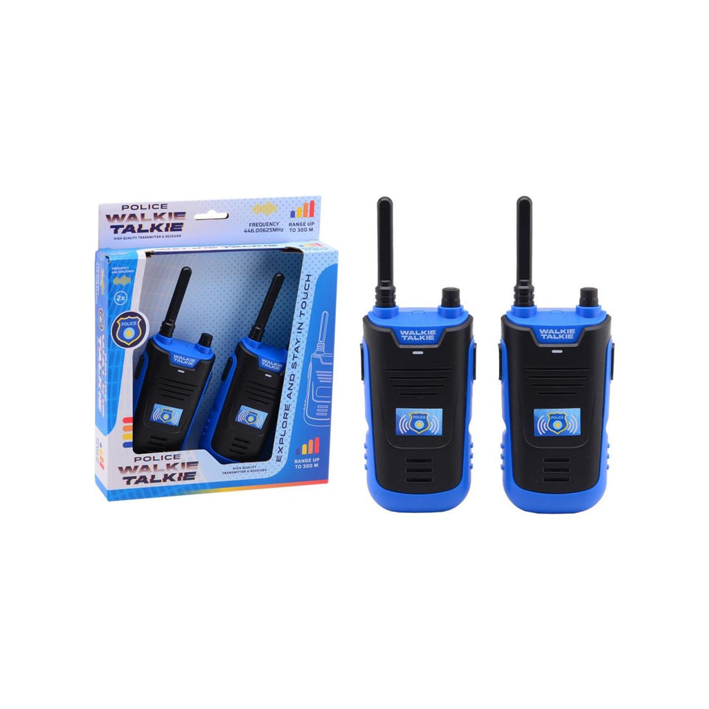 Johntoy walkie talkie politie 300 meter bereik