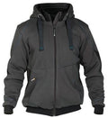 Dassy sweatshirt jas pulse antraciet zwart l