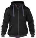 Dassy sweatshirt jas pulse zwart antraciet l