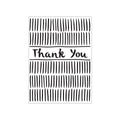 Darice • embossing sjabloon schuine streep thank you