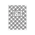 Darice • embossing sjabloon home met diagonaal patroon