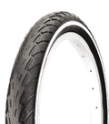 Deli-Reifenreifen S-206 16 x 1,75 47-305 mm schwarz mit weißen Linien