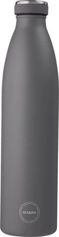 Aya ida - drinking bottle - thermosfles - waterfles - 1000ml - dark grey