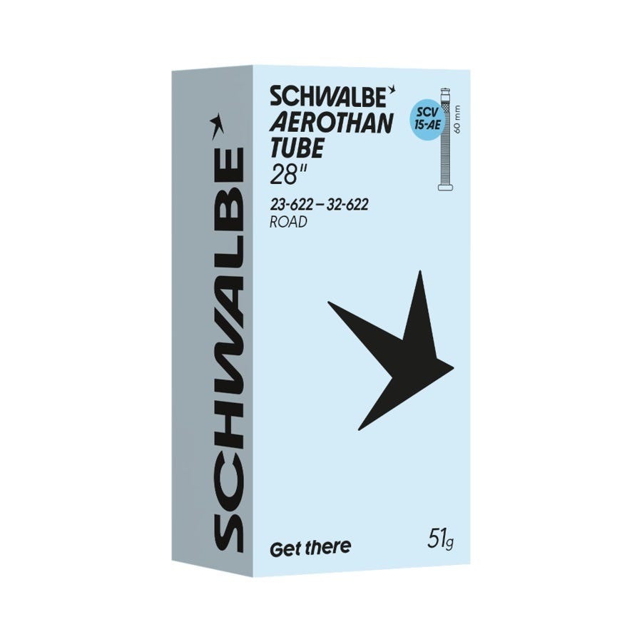 Schwalbe tube scv15-ae aerothan, tpu 23 32-622 ib alu 60mm